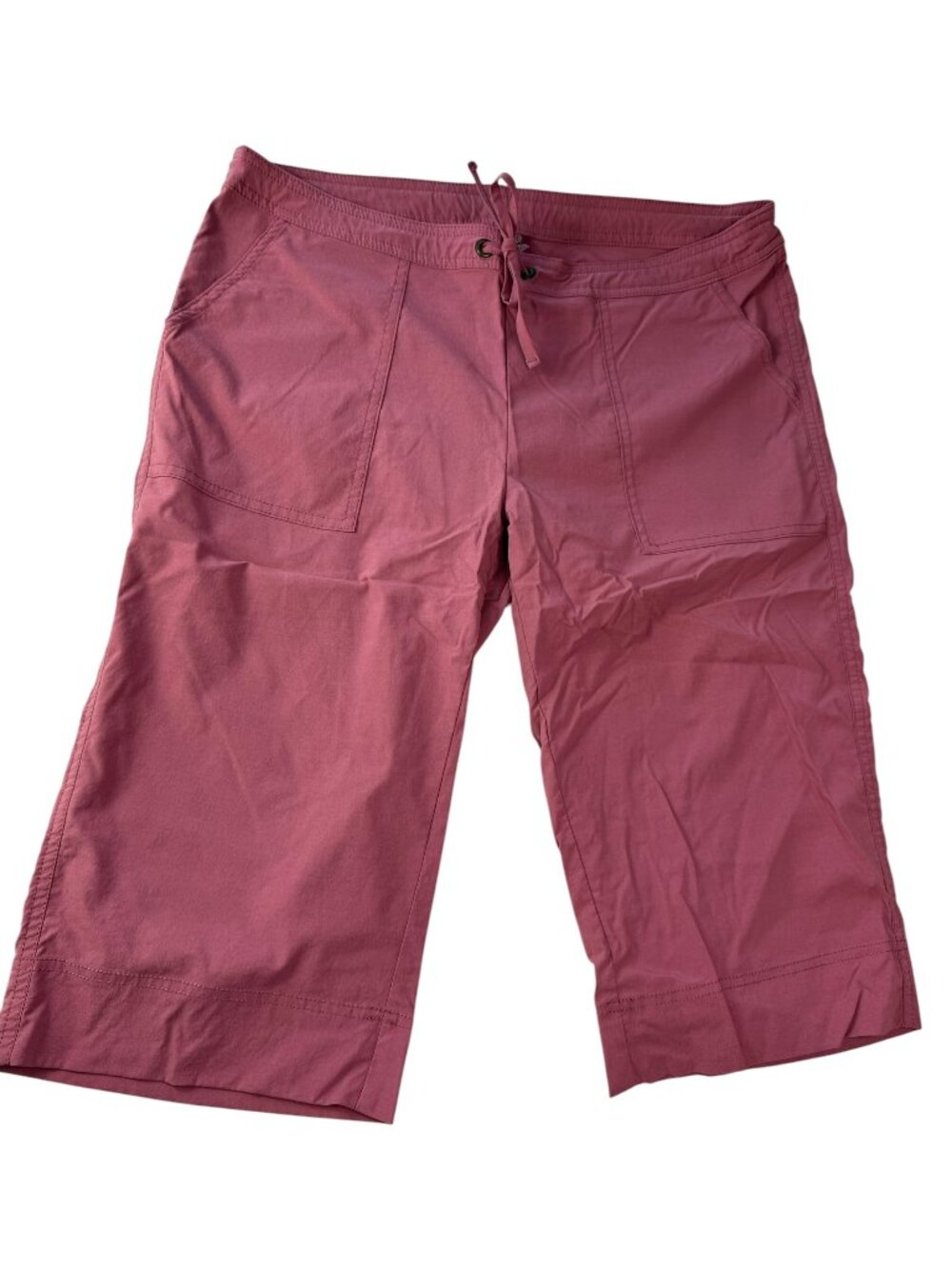 PRANA Pink Pedal Pushers Bermuda Crop Capri Shorts. Size Women's M